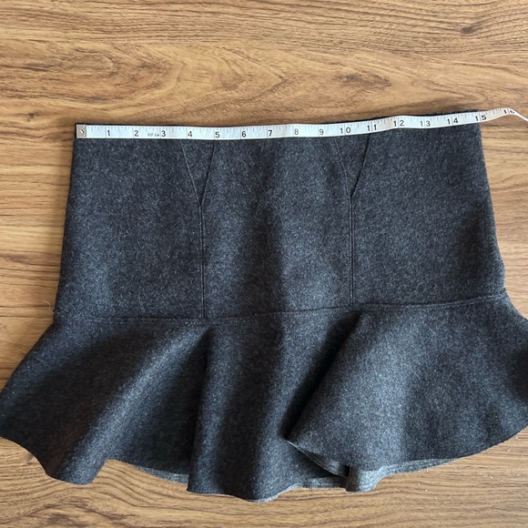 SOLD ISABEL MARANT Freja merino wool-felt mini skirt - Picture 9 of 10